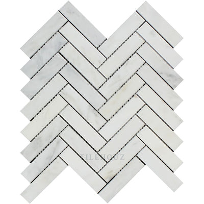 Asian Statuary 1 X 4 Polished/honed Herringbone Mosaic Tile Tiles