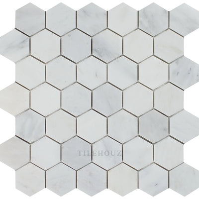 Asian Statuary 2 X Polished/honed Hexagon Mosaic Tile Tiles