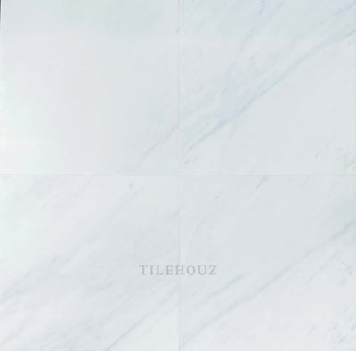 Asian Statuary White Marble 18X18 Tile Polished&Honed