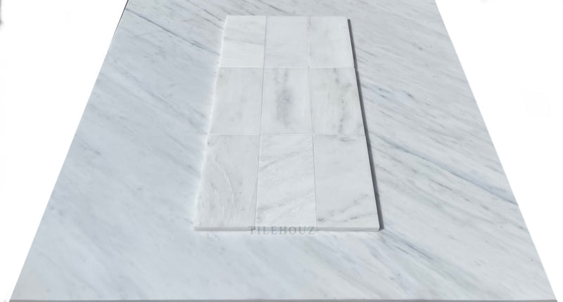 Asian Statuary Marble 3X6 Tile Polished&Honed