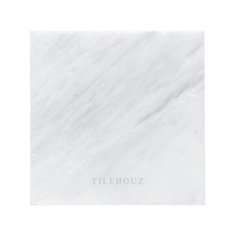 Asian Statuary Marble 4X4 Tile Polished&Honed