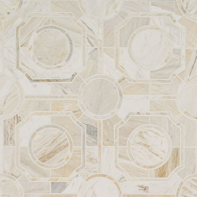 ATHENA GOLD MARBLE REGENCY POLISHED MOSAIC