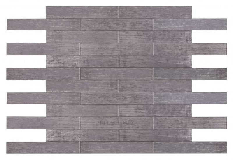 Aura Purple Rain 4 X 24 (Mapei Glass Thin Set Adesilex-P10 Required For Installation) Mosaic Tile