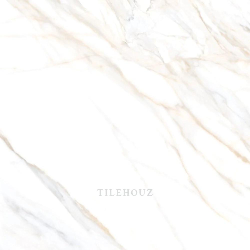 Aurum Calacatta polished porcelain tile 36x36 by Tilehouz for walls & ceilings