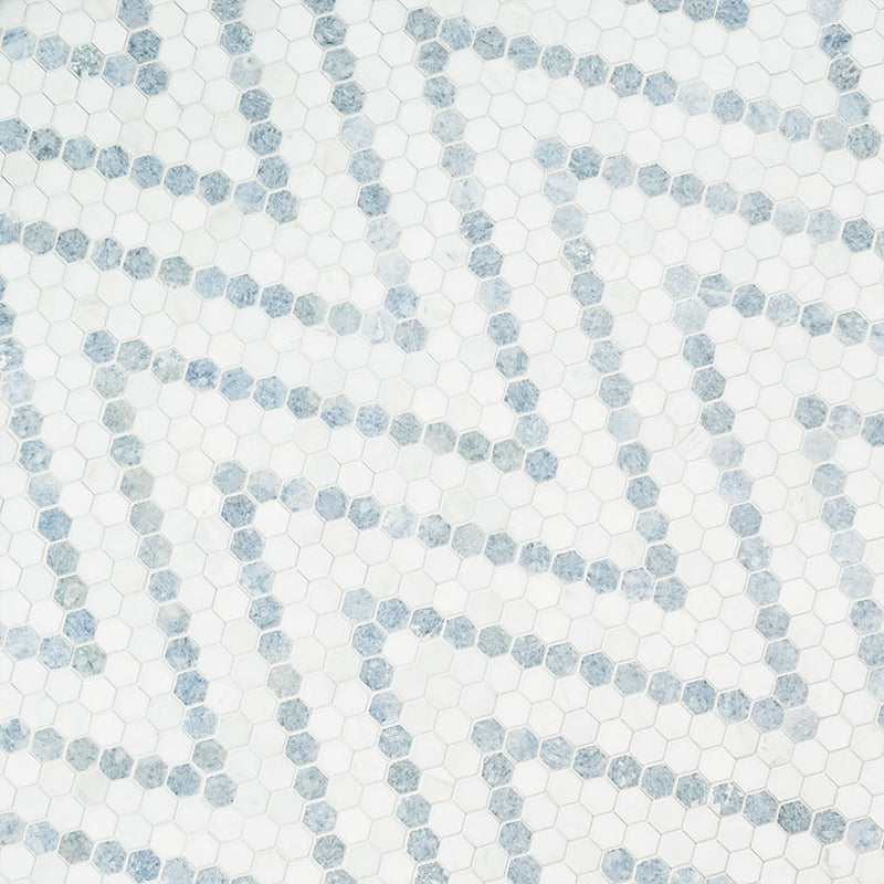 Azula Sazi 1” Hexagon Polished Mosaic