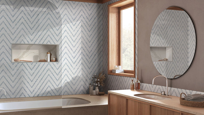 Azula Sazi 1” Hexagon Polished Mosaic