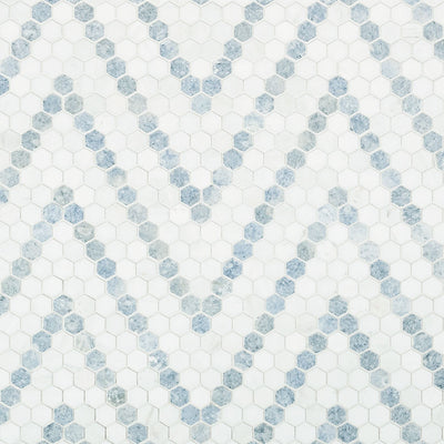 Azula Sazi 1” Hexagon Polished Mosaic