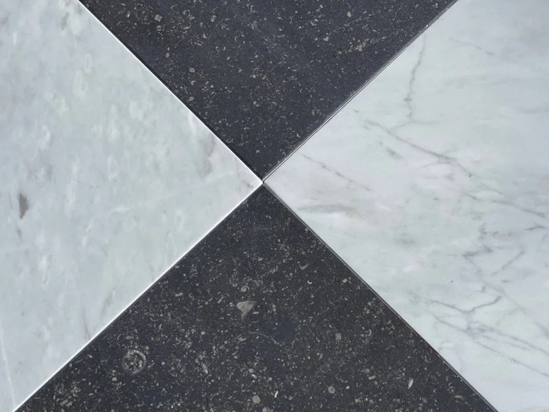 Bardiglio Imperiale Premium Italian Marble 18X18 Tile Polished&Honed