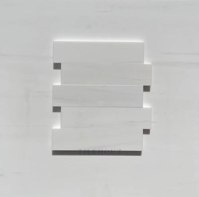 Bianco Dolomite 2X8 Tile Polished/Honed (Premium) Marble