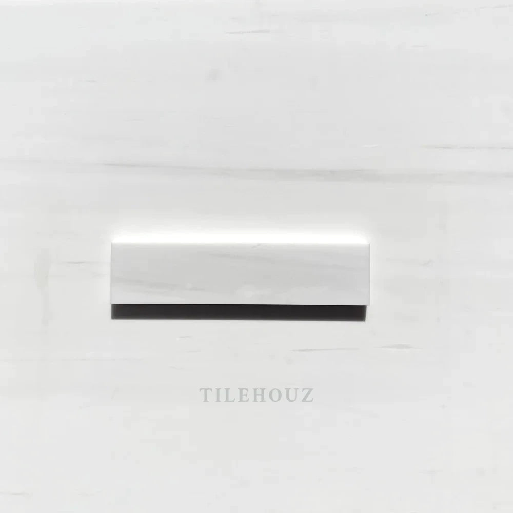 Bianco Dolomite marble 2x8 tile, polished/honed, Tilehouz wall tile