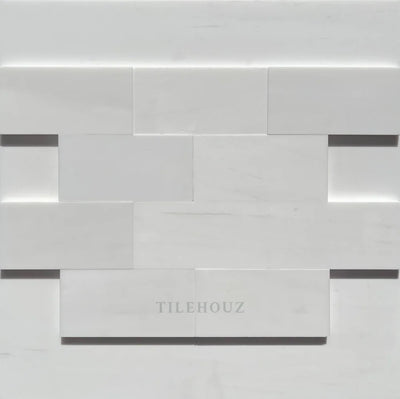Bianco Dolomite 3X6 Tile Polished/Honed (Premium) Marble