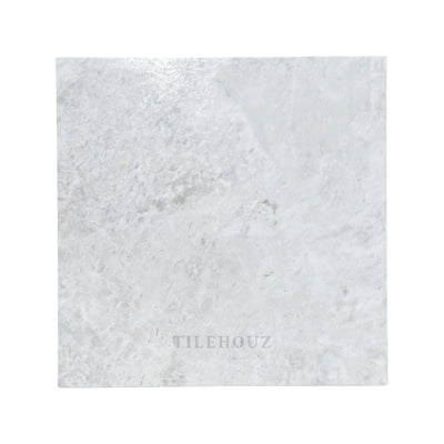 Bianco Grigio Dolomite 18X18 Leathered Tile