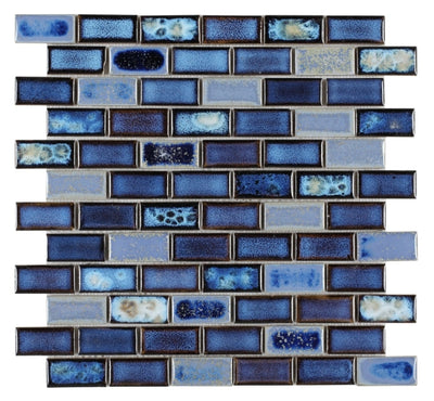 Brick Royal Blue 11.75 X Handmade Porcelain