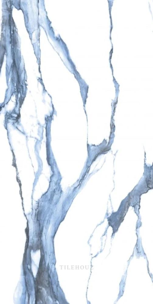 Calacatta Blue Matte porcelain tile, 24x48, wall & ceiling tile by Tilehouz