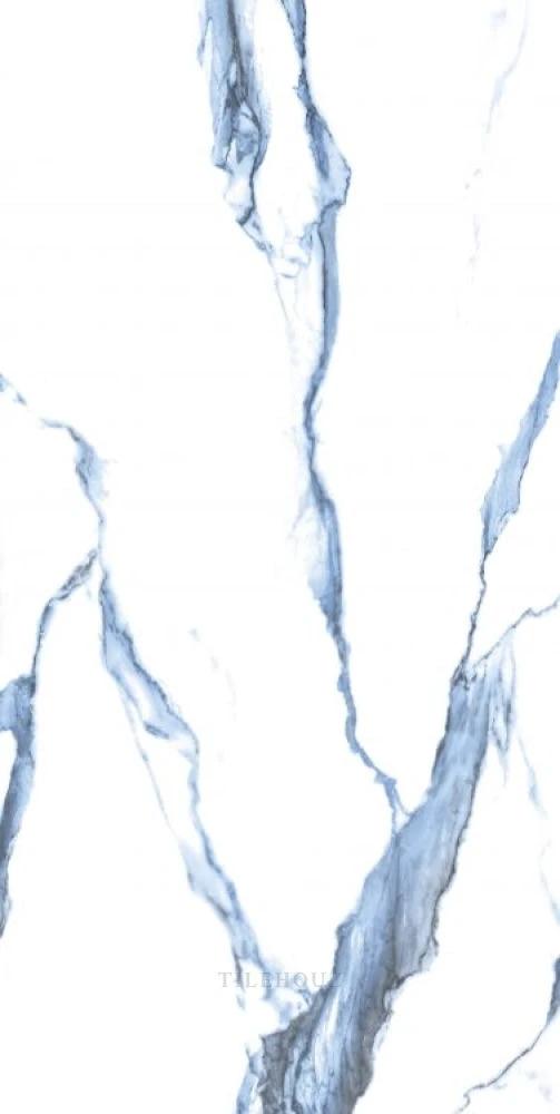 Calacatta Blue polished porcelain tile 24x48 by Tilehouz; wall & ceiling tile