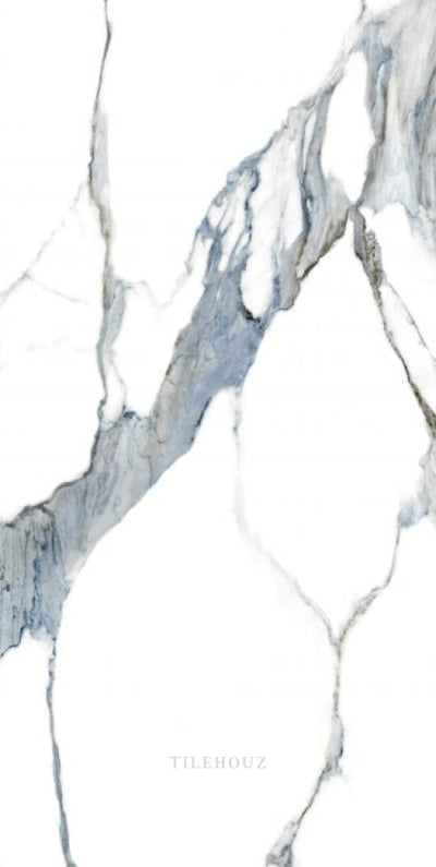 Calacatta Fantasy Acqua Polished 24 X 48 Porcelain Tiles