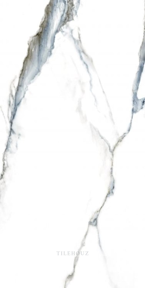 Calacatta Fantasy Acqua Polished 24 X 48 Porcelain Tiles