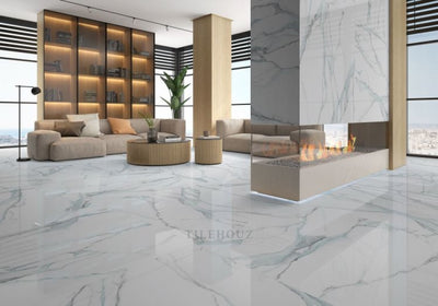 Calacatta Fantasy Acqua Polished 48 X Porcelain Tiles