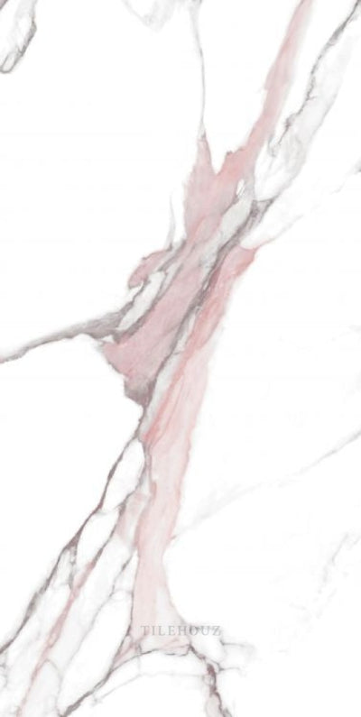 Calacatta Fantasy Pink Polished 24 X 48 Porcelain Tile Tiles