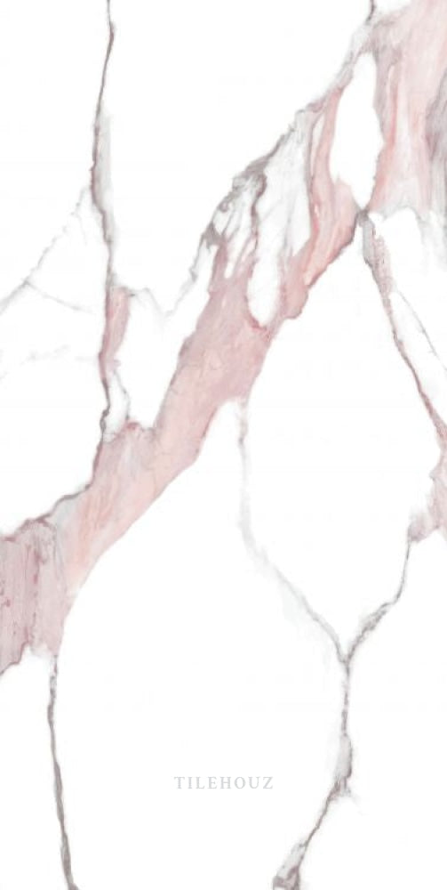 Calacatta Fantasy Pink Polished 24 X 48 Porcelain Tile Tiles