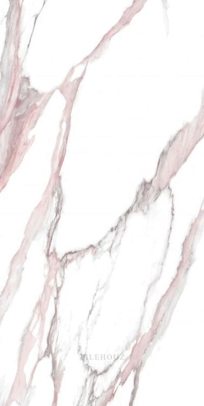 Calacatta Fantasy Pink Polished 24 X 48 Porcelain Tile Tiles