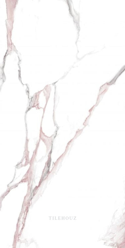 Calacatta Fantasy Pink Polished 24 X 48 Porcelain Tile Tiles