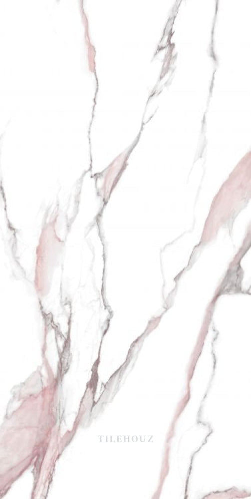 Calacatta Fantasy Pink Polished 24 X 48 Porcelain Tile Tiles