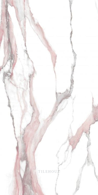 Calacatta Fantasy Pink Polished 24 X 48 Porcelain Tile Tiles