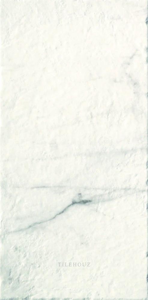 CanalGrande Stone 4x8 porcelain wall tile in white with subtle gray veining, Tilehouz brand.