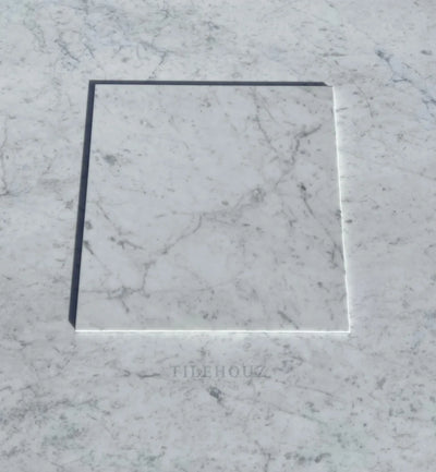 Carrara White Marble 12X12 Tile Polished&Honed