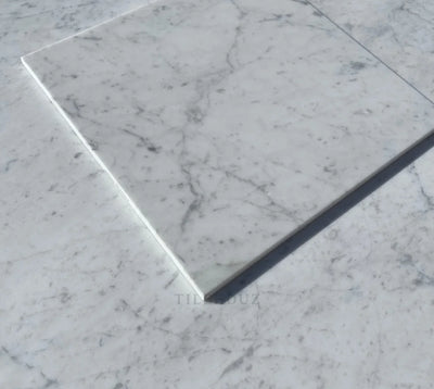 Carrara White Marble 12X12 Tile Polished&Honed