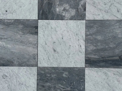 Carrara White Marble 12X12 Tile Polished&Honed
