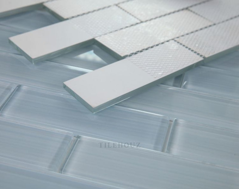 Casale Lucy Blue Painting 11.75 X Glass Mosaic Tile