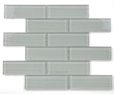 Casale Silver Grey 11.75 X Glass Mosaic Tile