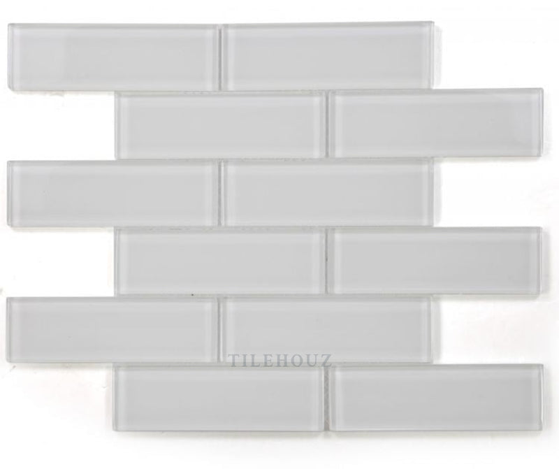 Casale White Shining 11.75 X Glass Mosaic Tile