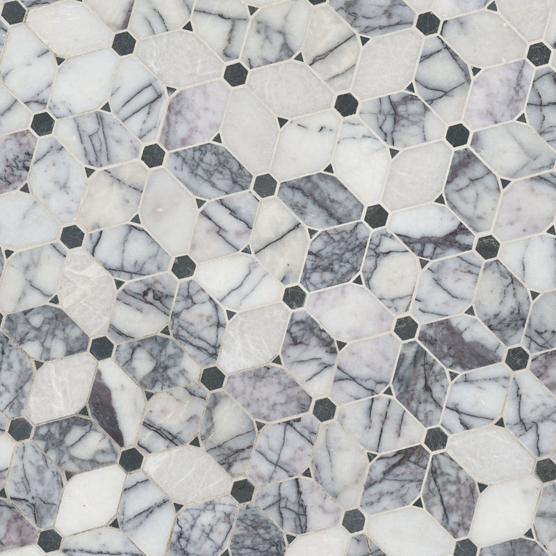 Lilac Marble Cecily Polished Mosaic