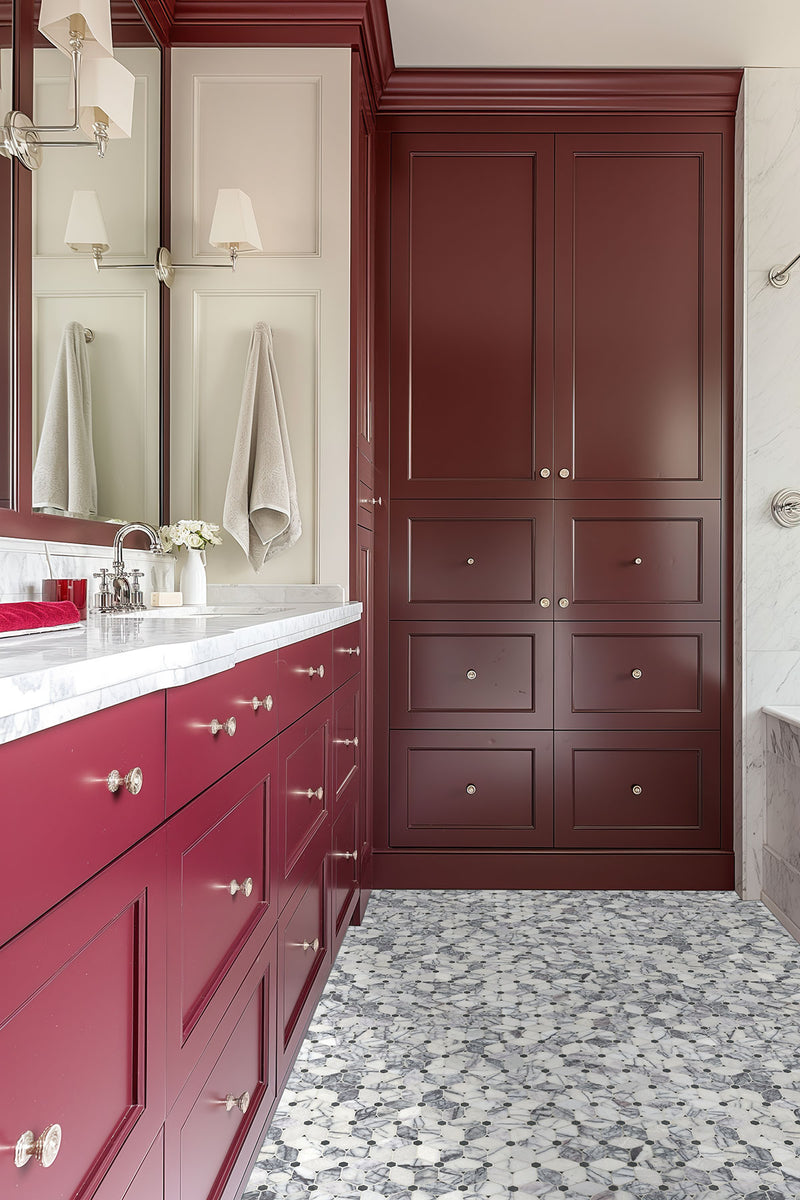 Lilac Marble Cecily Polished Mosaic