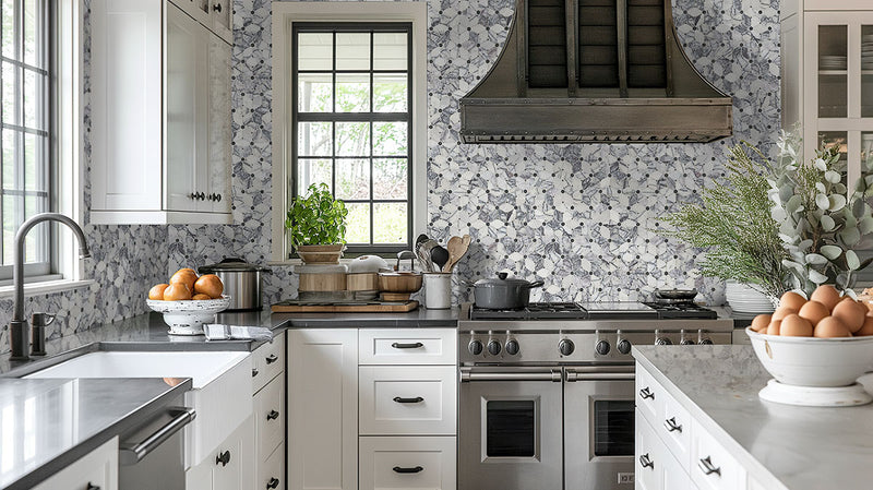 Lilac Marble Cecily Polished Mosaic