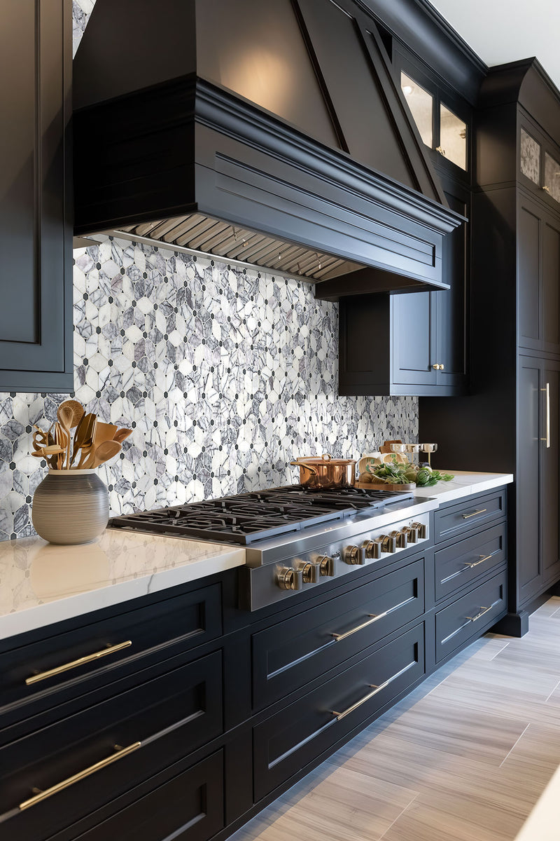 Lilac Marble Cecily Polished Mosaic