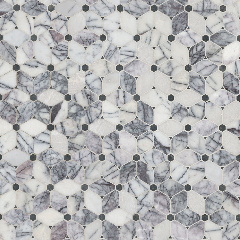 Lilac Marble Cecily Polished Mosaic