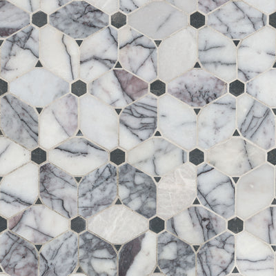 Lilac Marble Cecily Polished Mosaic