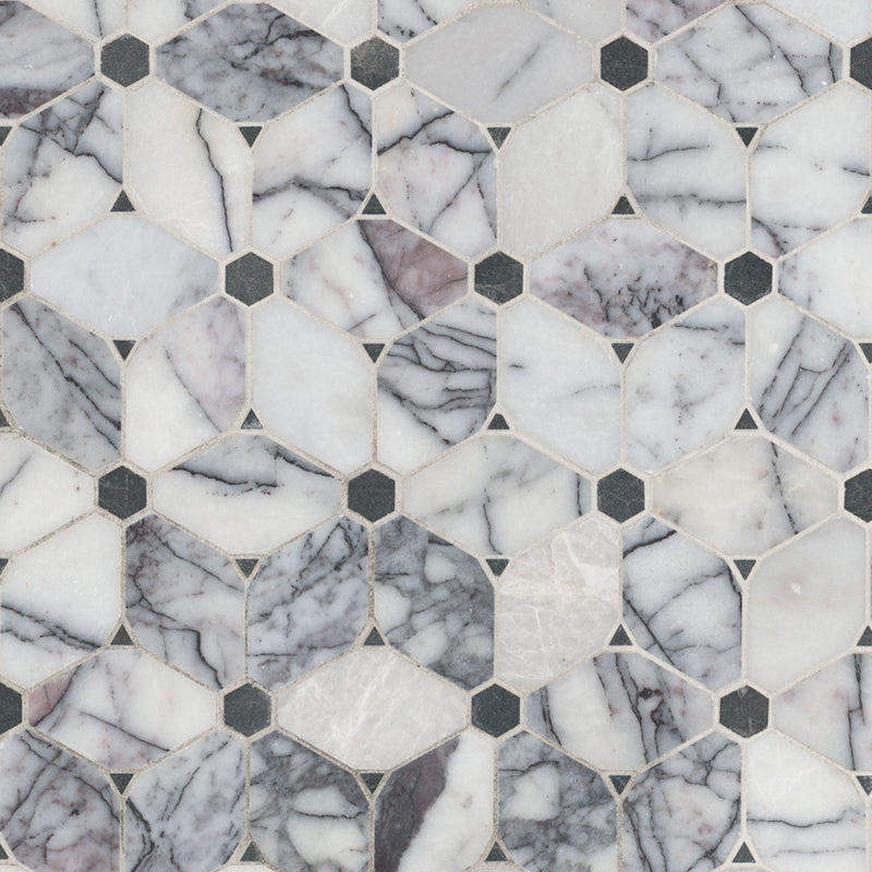 Lilac Marble Cecily Polished Mosaic