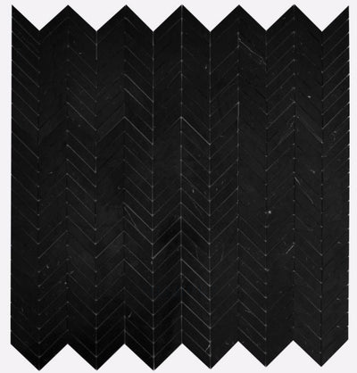 Chevron Marquina 10.75 X 11 Marble