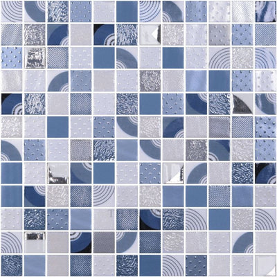 Chroma Athos Malla 12.25 X Glass Mosaic Tile