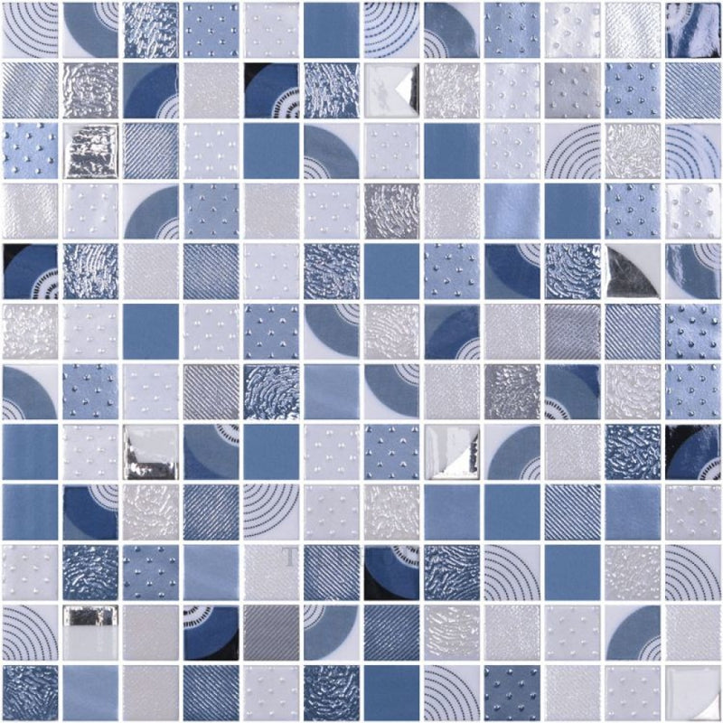 Chroma Athos Malla 12.25 X Glass Mosaic Tile