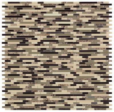 City 11.75 X 12 Glass Mosaic Tile