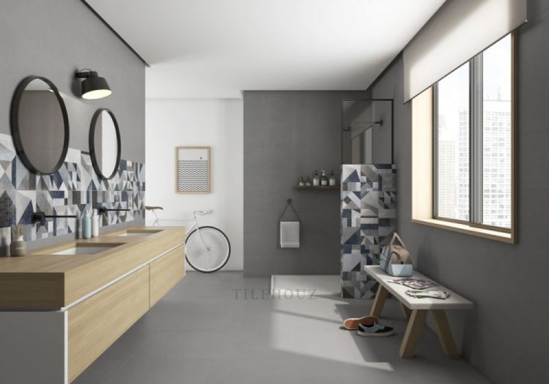 Core Concrete (8 Pc) 12 X 24 Porcelain Tiles