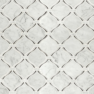 DANZA ARABESQUE MARBLE MOSAIC TILE