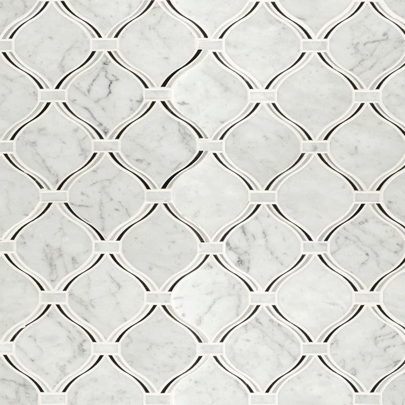 DANZA ARABESQUE MARBLE MOSAIC TILE