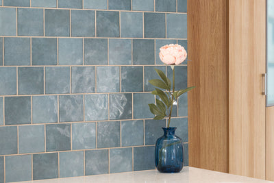 RENZO DENIM TILE 5X5 GLOSSY CERAMIC TILE